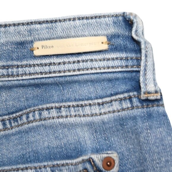 Pilcro and the Letterpress Slim Boyfriend Jeans 26 Mid Rise Relaxed Fit Soft Fad - Picture 9 of 10